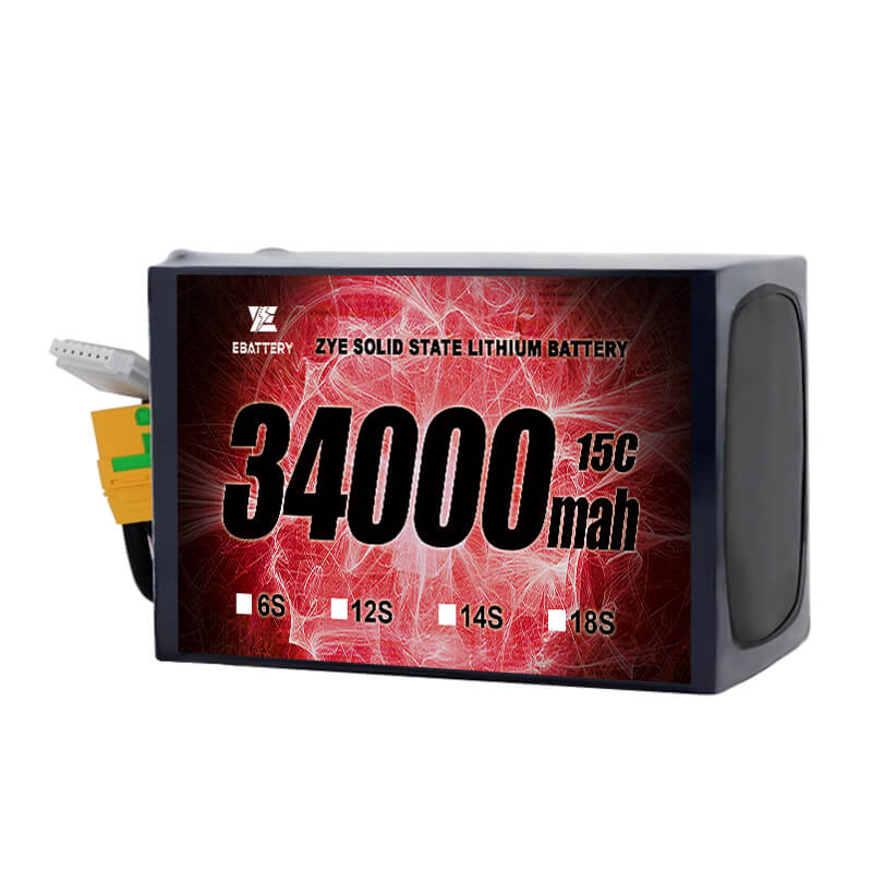 LI उच्च ऊर्जा HV 34000Mah सॉलिड स्टेट बॅटरी