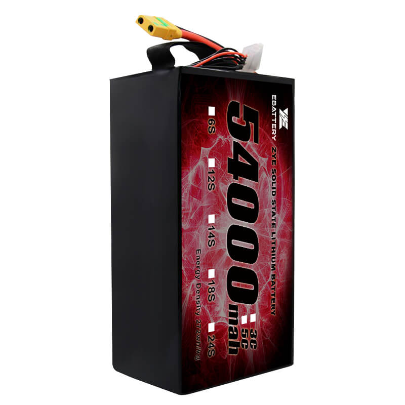 LI HV 54000mah 12S सॉलिड स्टेट बॅटरी